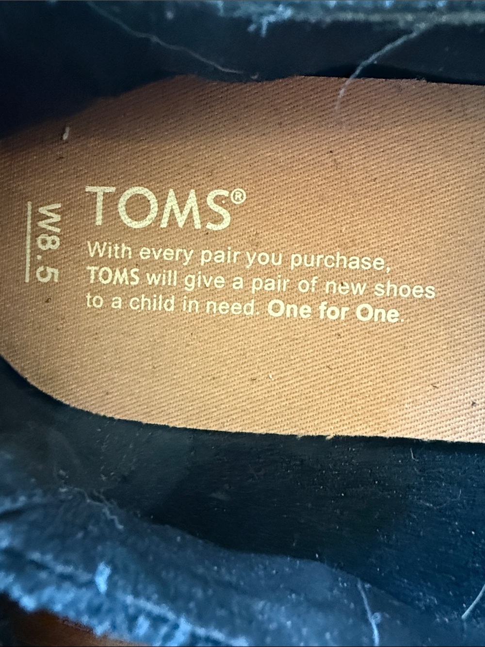 Women’s Toms Black Slip-On Espadrille Loafers Size 8.5 - Picture 4 of 6